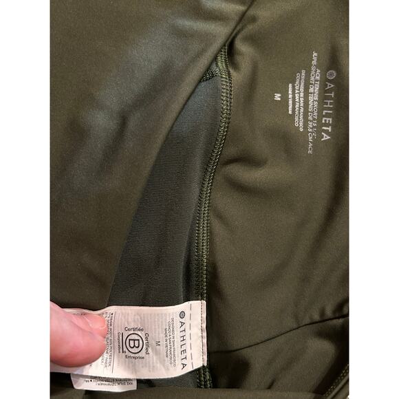 Athleta Ace Tennis Skort, 15 1/2", Olive Green, Size Medium - Picture 3 of 3